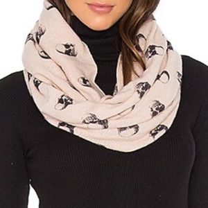 Skull Cashmere Accessories | Nwt Skull Cashmerepink Infinity Scarf | Color: Pink | Size: Os | Mames_Treasures's Closet